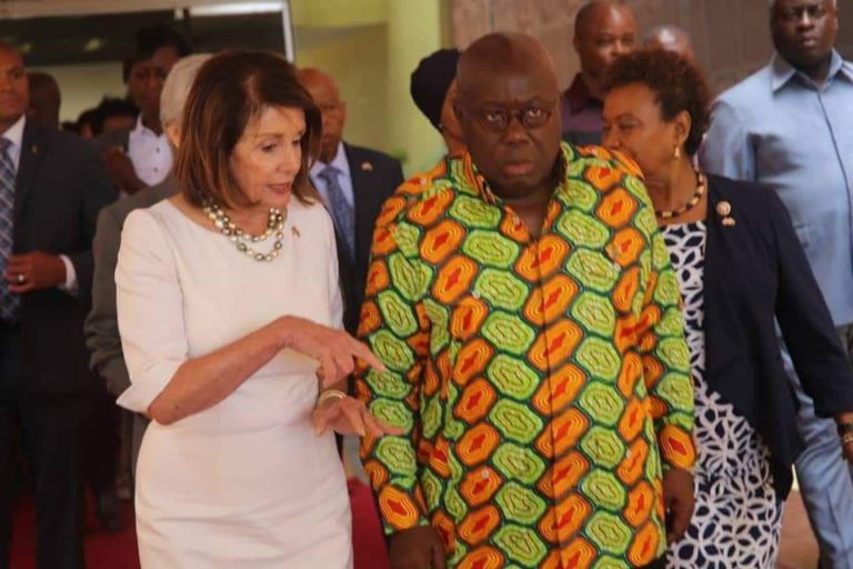 Lift Ghanaians from poverty – Nancy Pelosi to Nana Addo