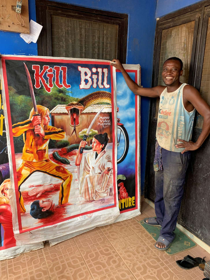 Ghana’s hand-painted movie posters from the 1980s.