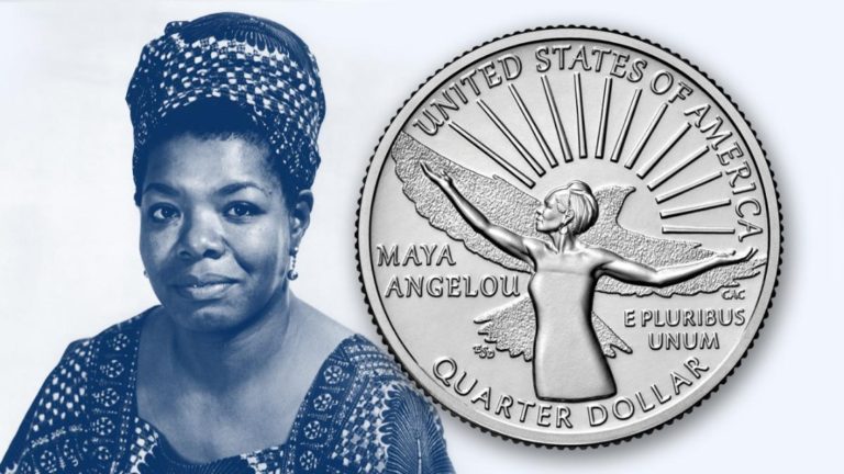 Maya Angelou Becomes First Black Woman To Appear On US Quarter Maya Angelou Becomes First Black Woman To Appear On US Quarter