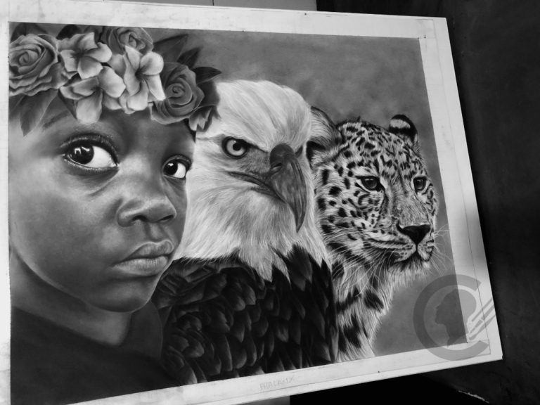Exhibitions of Most Promising Hyper-Realistic Artist in Ghana – Richmond Ametefe