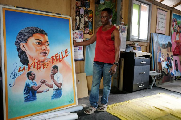 Ghana’s hand-painted movie poster s find homes abroad