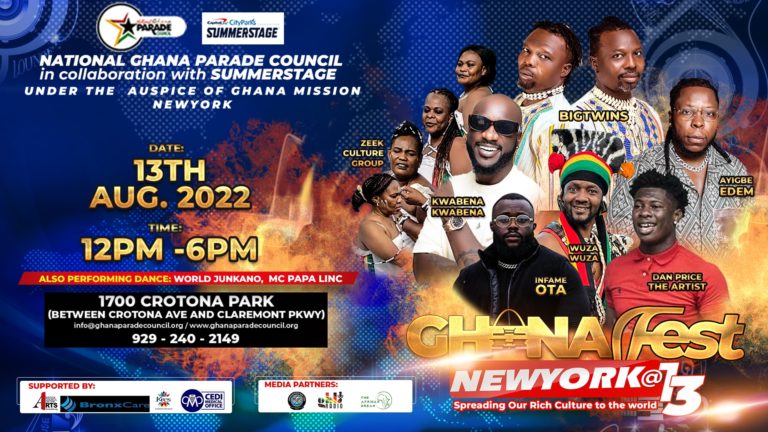GHANAFEST New York annual celebration set for August 13