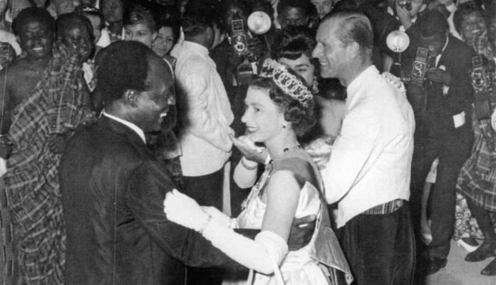 Queen Elizabeth II visited Ghana in 1961, 1999