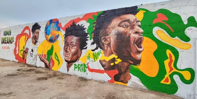Qatar 2022 FIFA World Cup: Mohammed Kudus honoured with mural in Nima