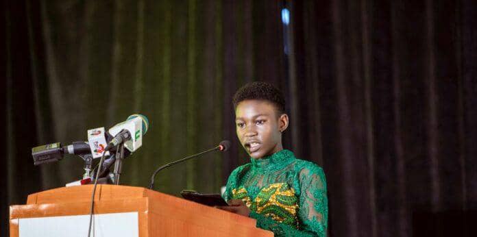 Aseda Bekoe, a 10-year-old environmental activist, shines at 3rd annual Climate Benefit Ball