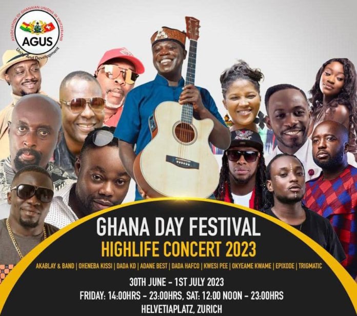 Okyeame Kwame, Epixode, others to perform at Ghana Day Festival in Switzerland