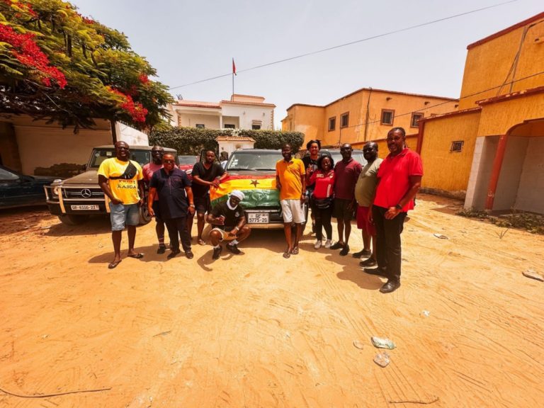 Group of Ghanaians successfully complete 10,000km drive from Accra to London