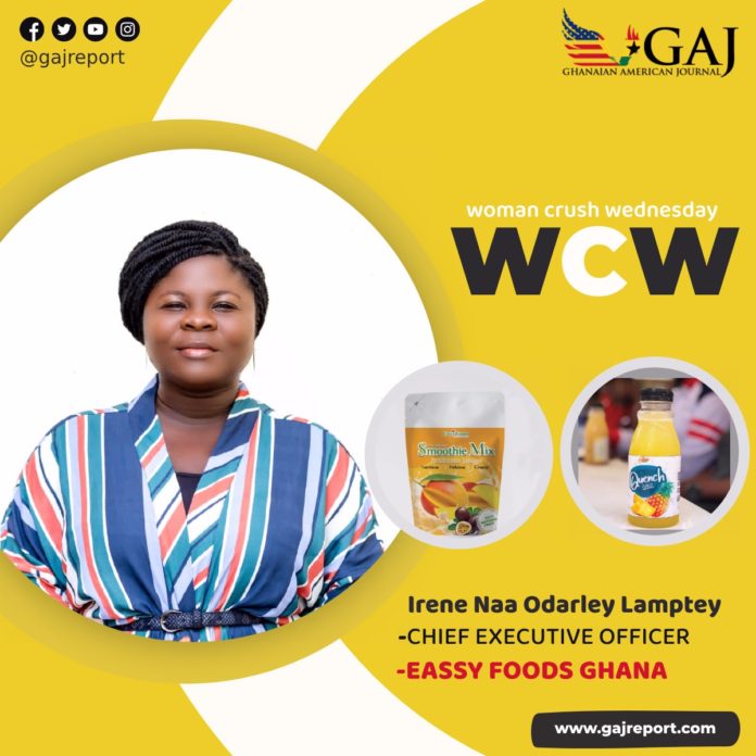 Meet Irene Naa Odarley Lamptey, CEO of Eassy Foods Ghana